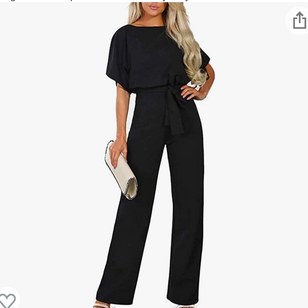 Black stretchy jumpsuit